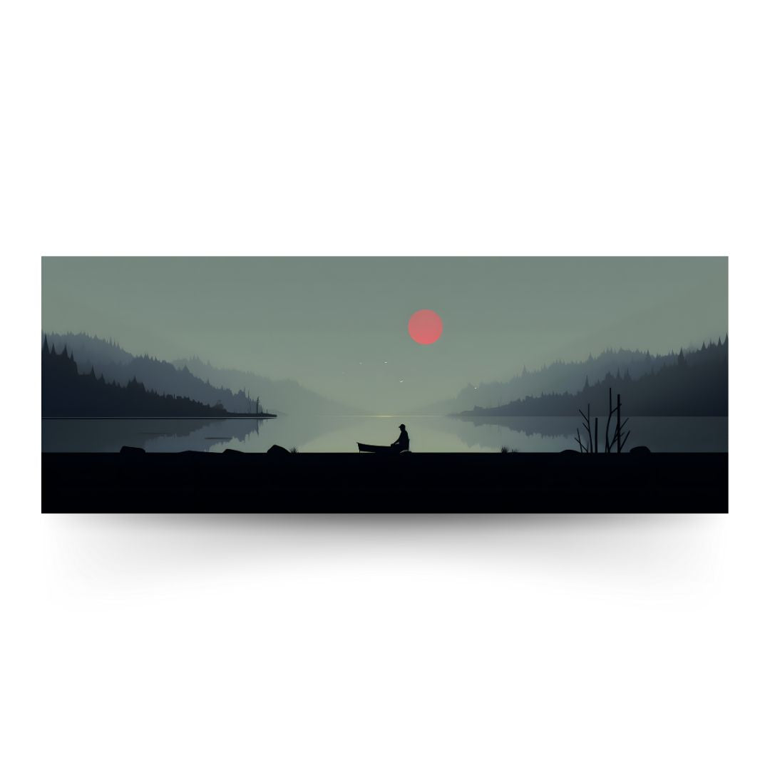 Banner Red Moon Lake