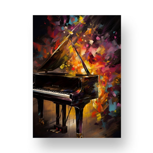 Piano Poster - Abstract 2