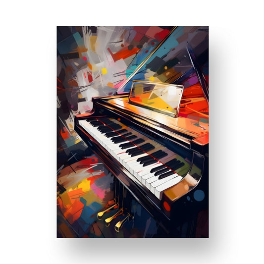 Piano Poster - Abstract 3