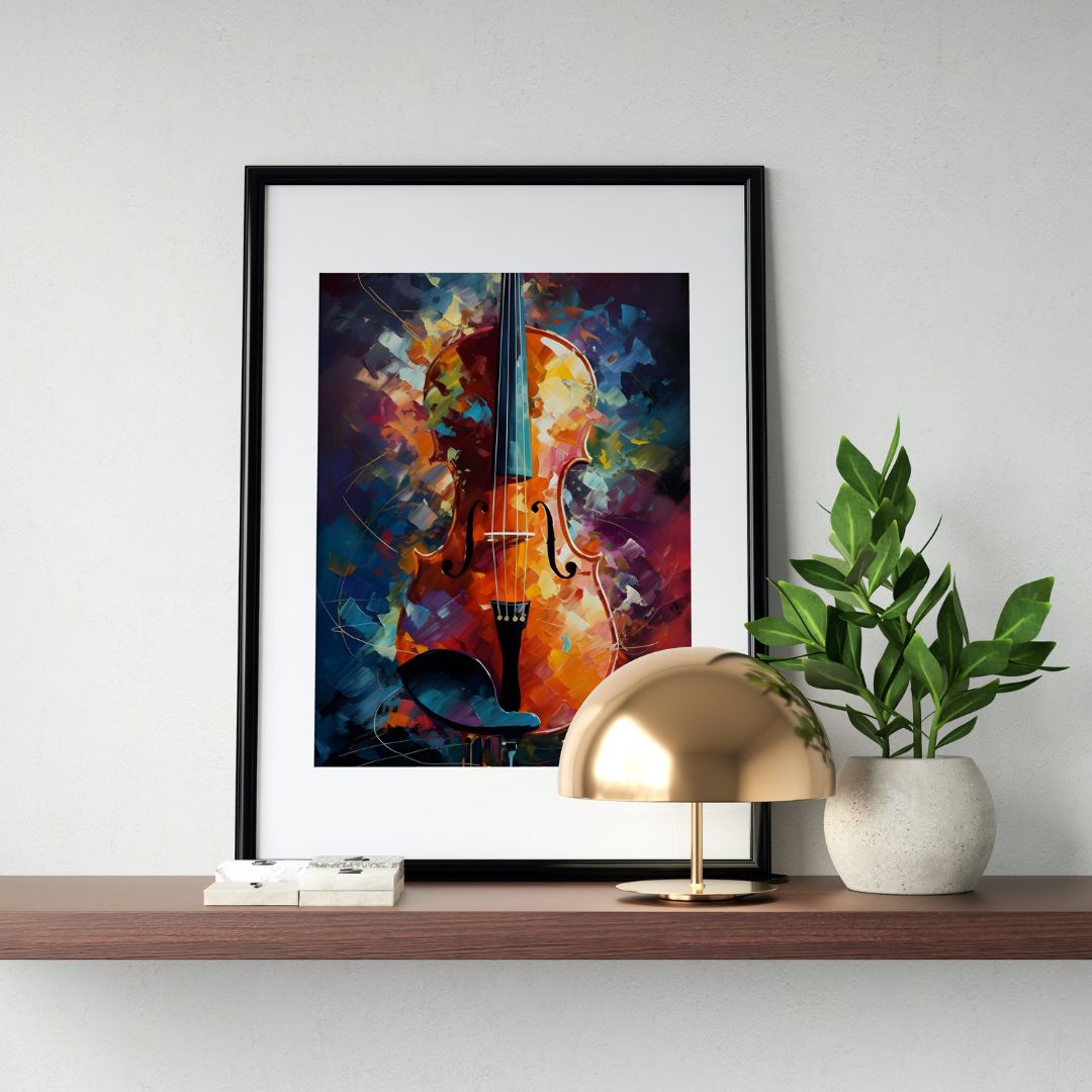 Violin Poster - Abstract 1