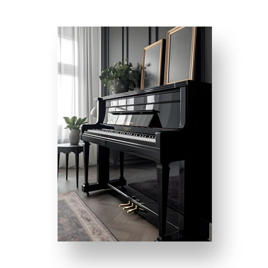 Piano Poster - Minimalistic 3