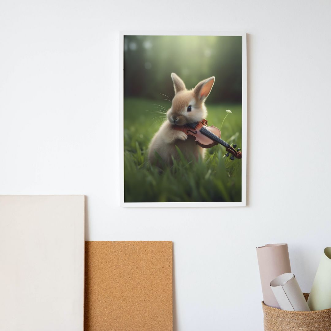 Violin Poster - Animal 1