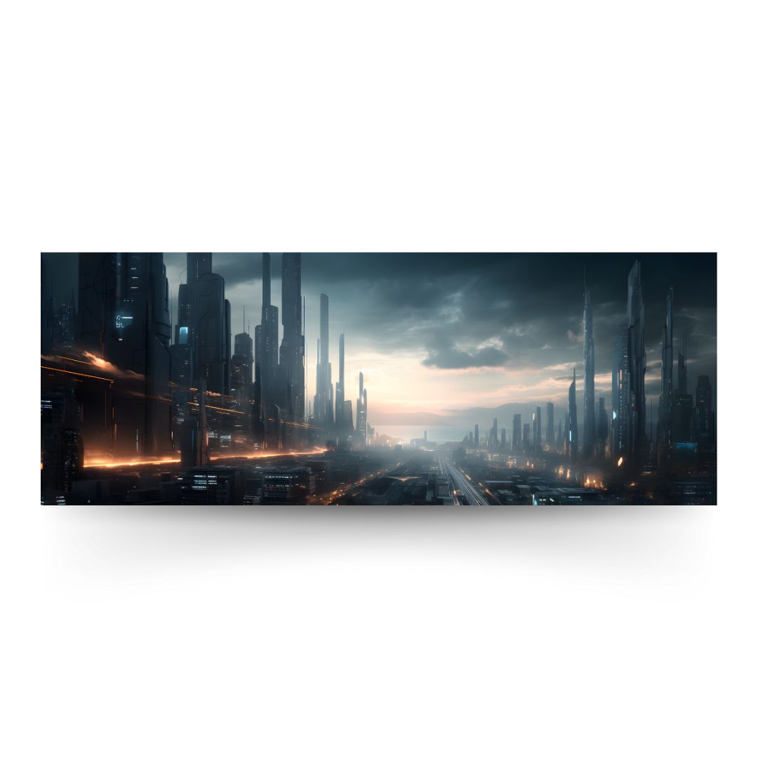 Banner Futuristic City