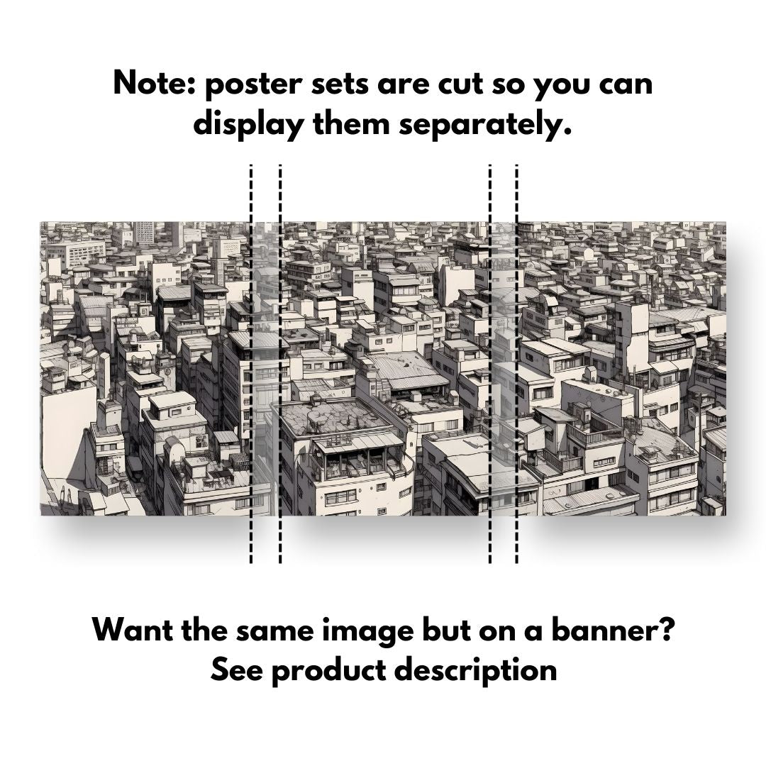 Poster Set Manga City