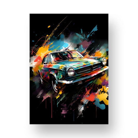 Abstract Car Poster 2