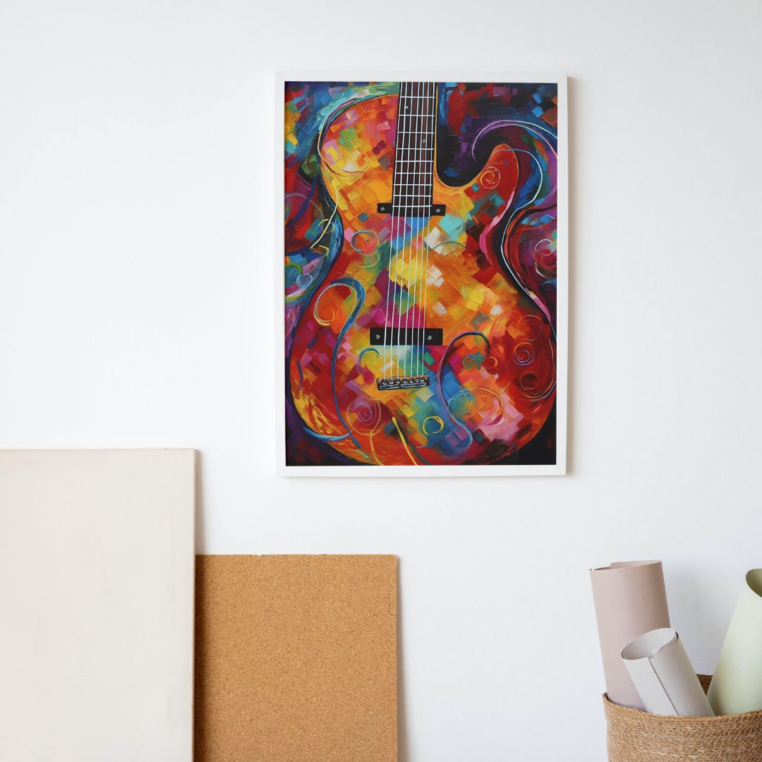 Guitar Poster - Abstract 2