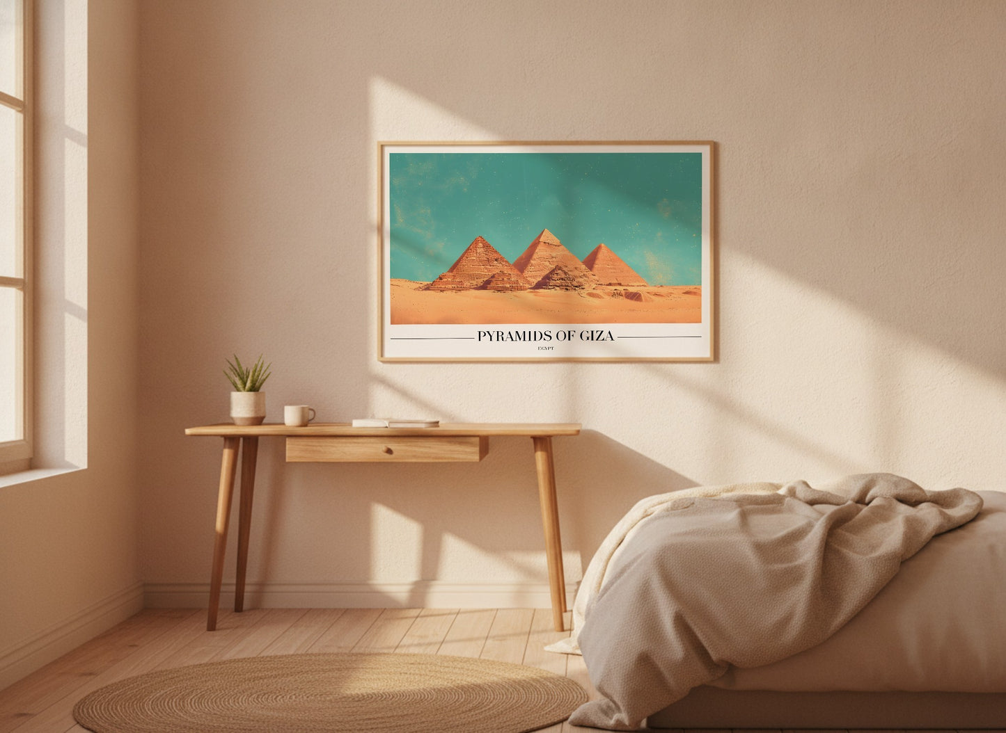 Pyramides of Giza - Egypt Poster