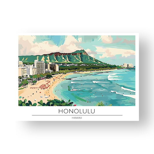 Honolulu - Hawaii Poster