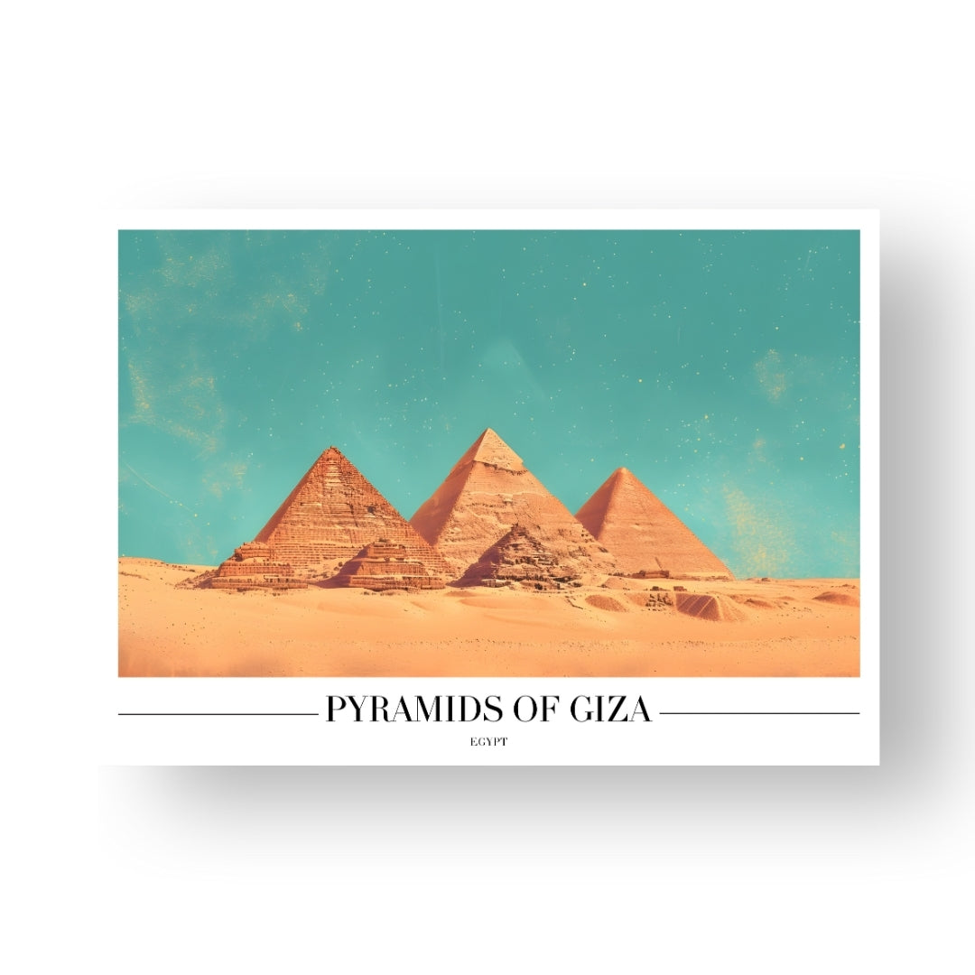 Pyramides of Giza - Egypt Poster