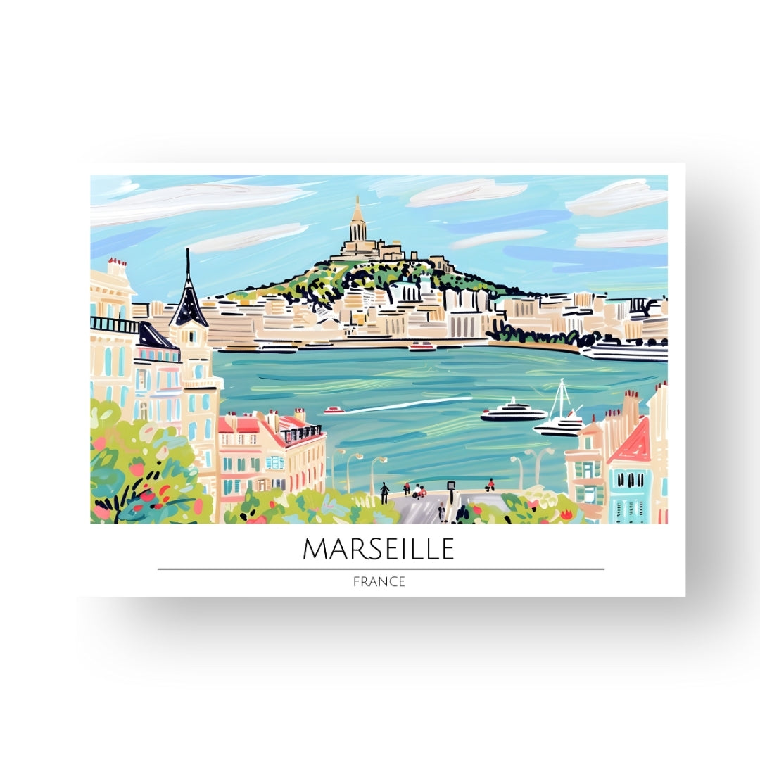 Marseille - France Poster