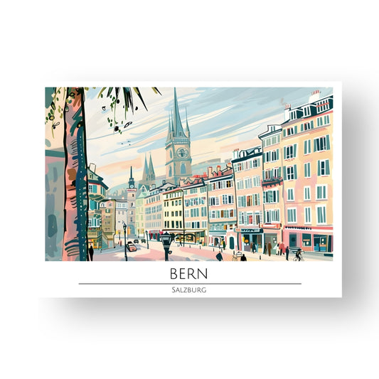 Bern - Salzburg Poster