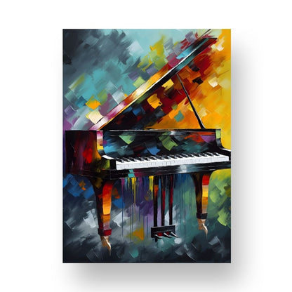 Piano Poster - Abstract 5