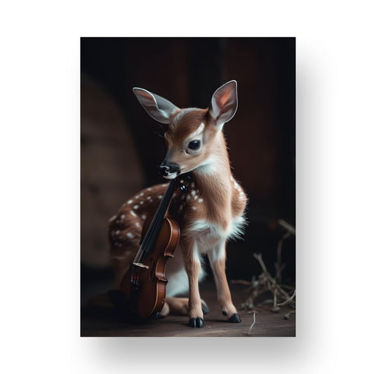 Violin Poster - Animal 4