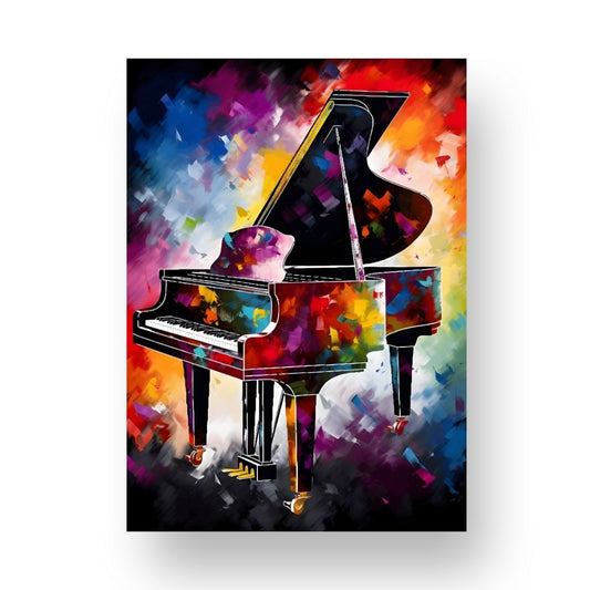 Piano Poster - Abstract 6