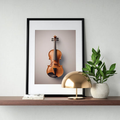 Violin Poster - Minimalistic 7