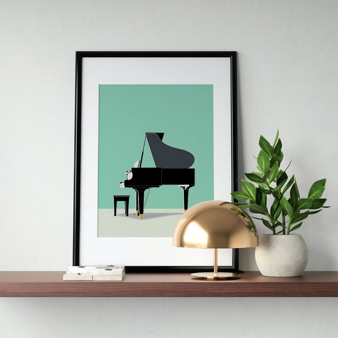 Piano Poster - Minimalistic 7