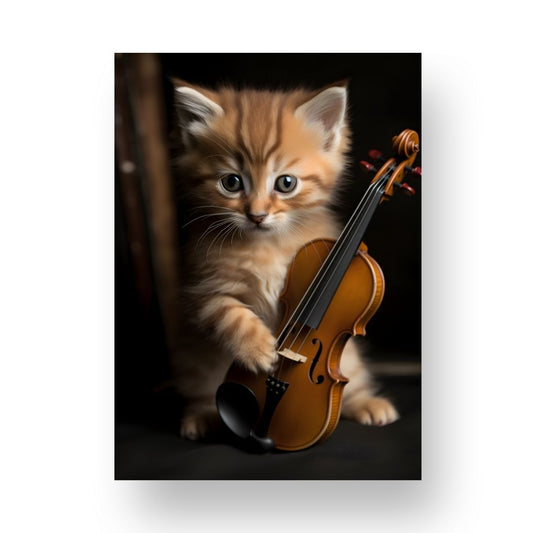 Violin Poster - Animal 7