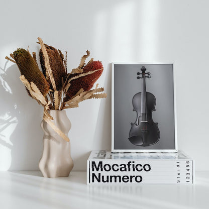 Violin Poster - Minimalistic 8