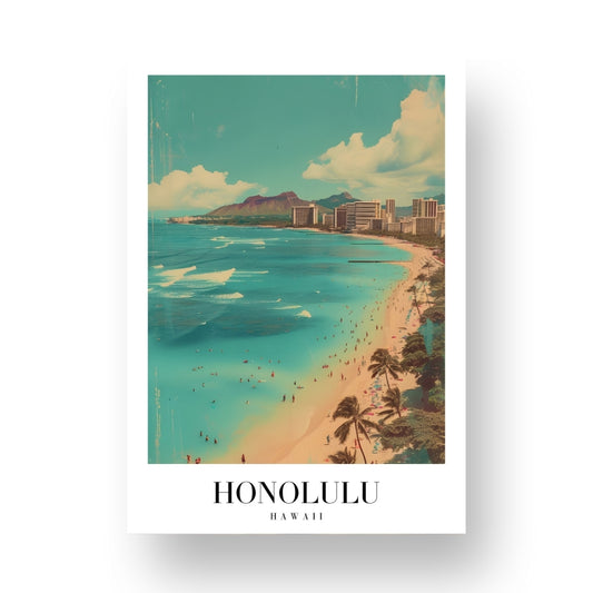 Honolulu - Hawaii Poster