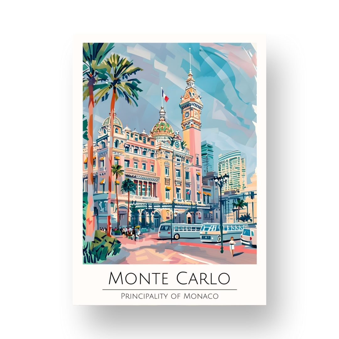 Monte Carlo - Principality of Monaco Poster