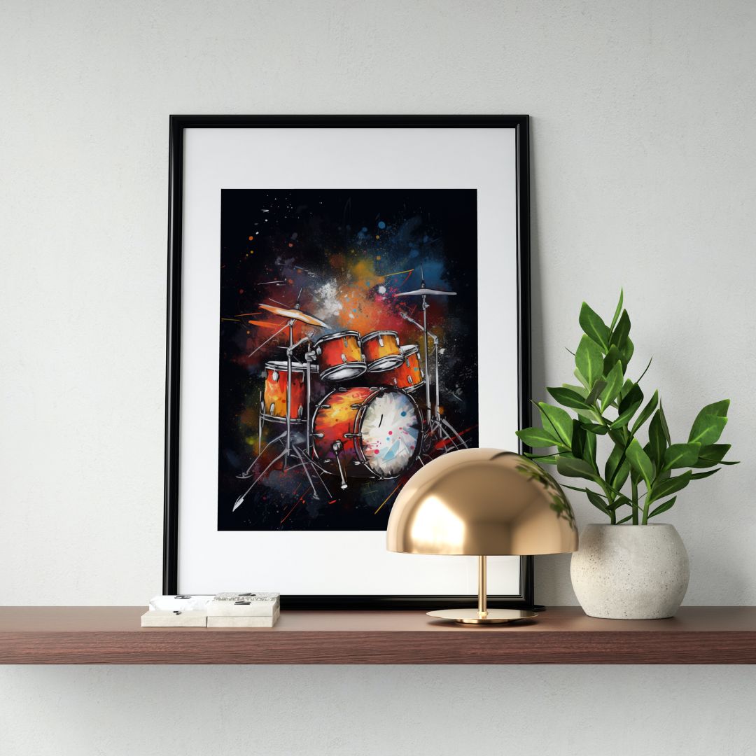 Drums Poster - Abstract 4