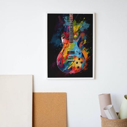 Guitar Poster - Abstract 4