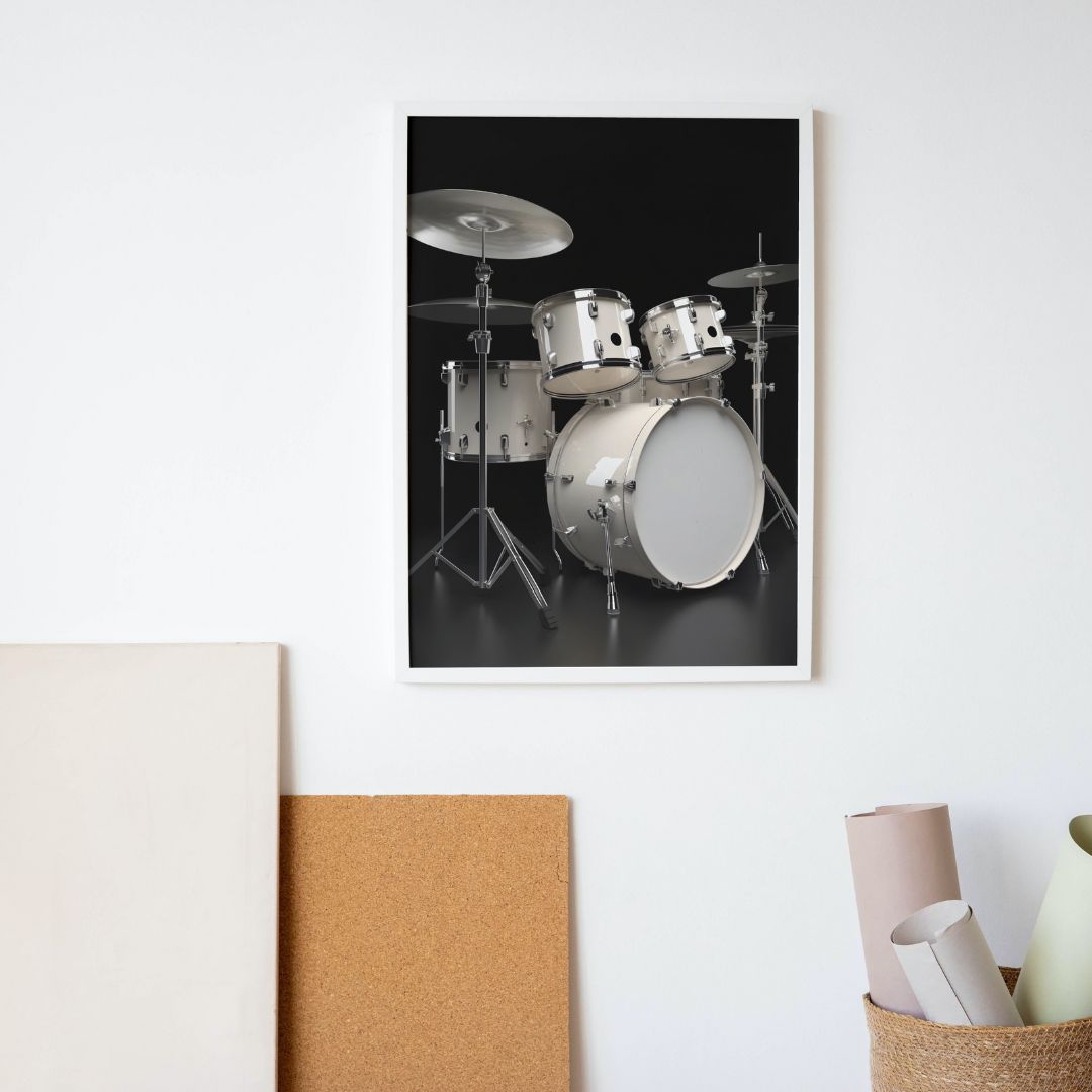 Drums Poster - Minimalistic 1