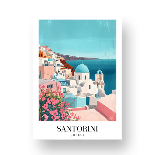 Santorini - Greece Poster