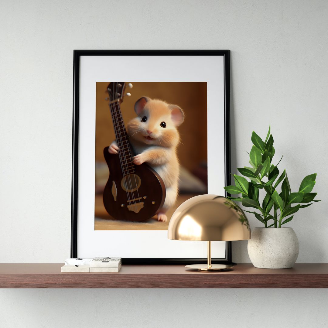 Guitar Poster - Animal 6