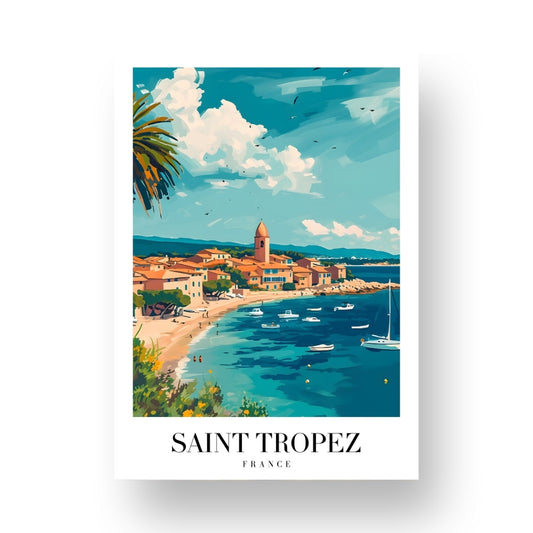 Saint Tropez - France Poster