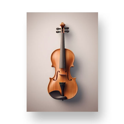 Violin Poster - Minimalistic 7