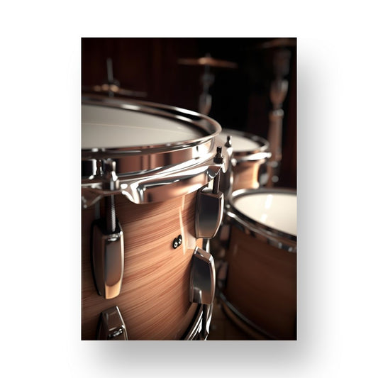 Drums Poster - Minimalistic 4