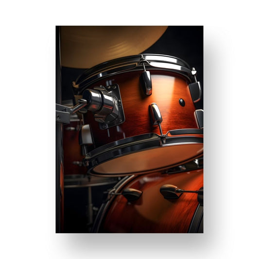 Drums Poster - Minimalistic 3