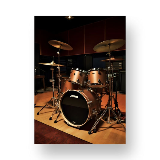 Drums Poster - Minimalistic 5