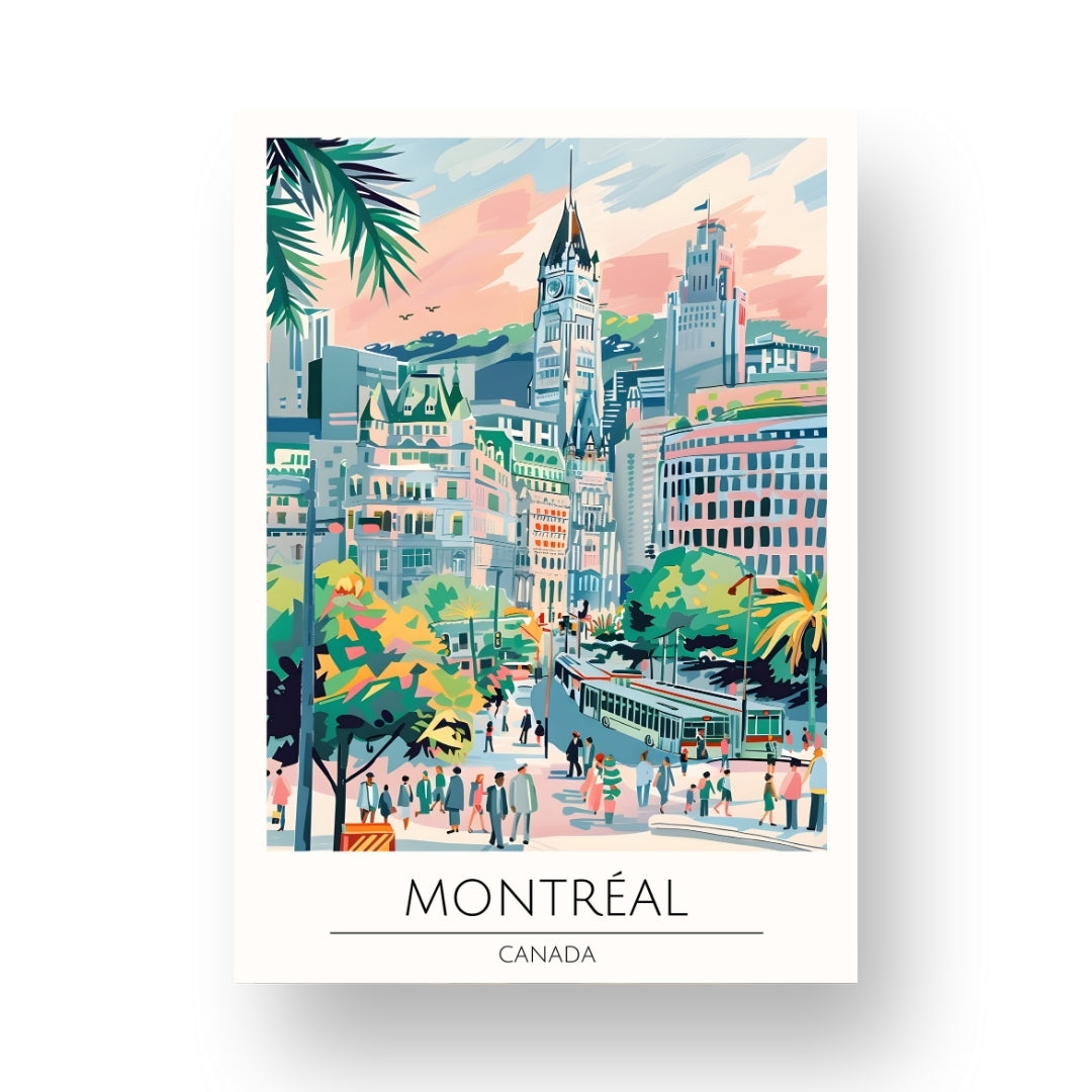 Montréal - Canada Poster