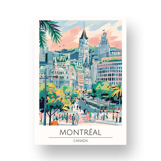 Montréal - Canada Poster