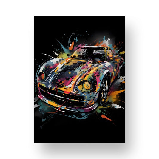 Abstract Car Poster 1