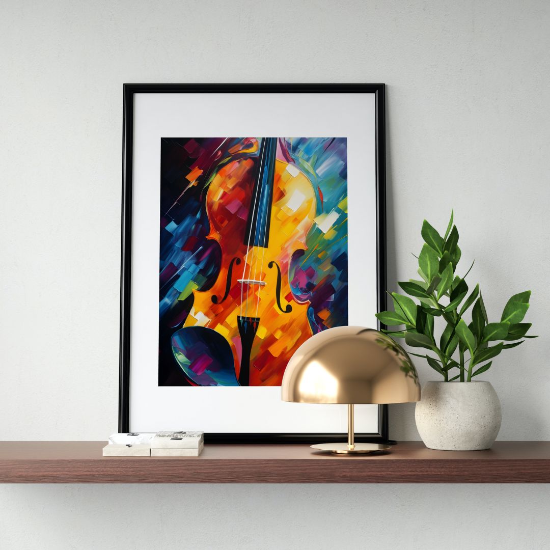 Violin Poster - Abstract 4