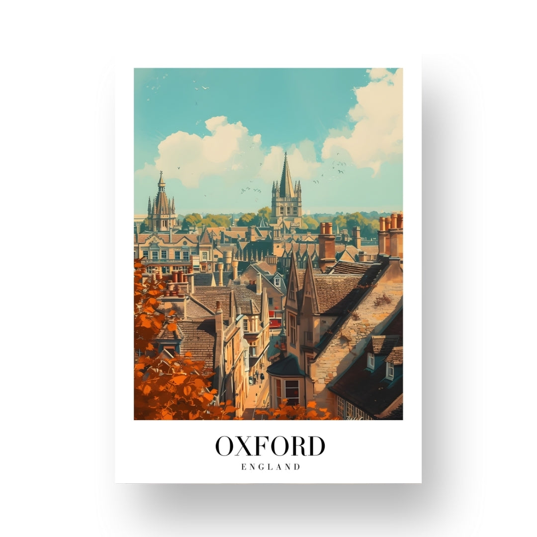 Oxford - England Poster