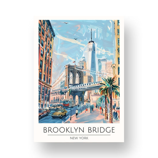 Brooklyn Bridge - New York Poster