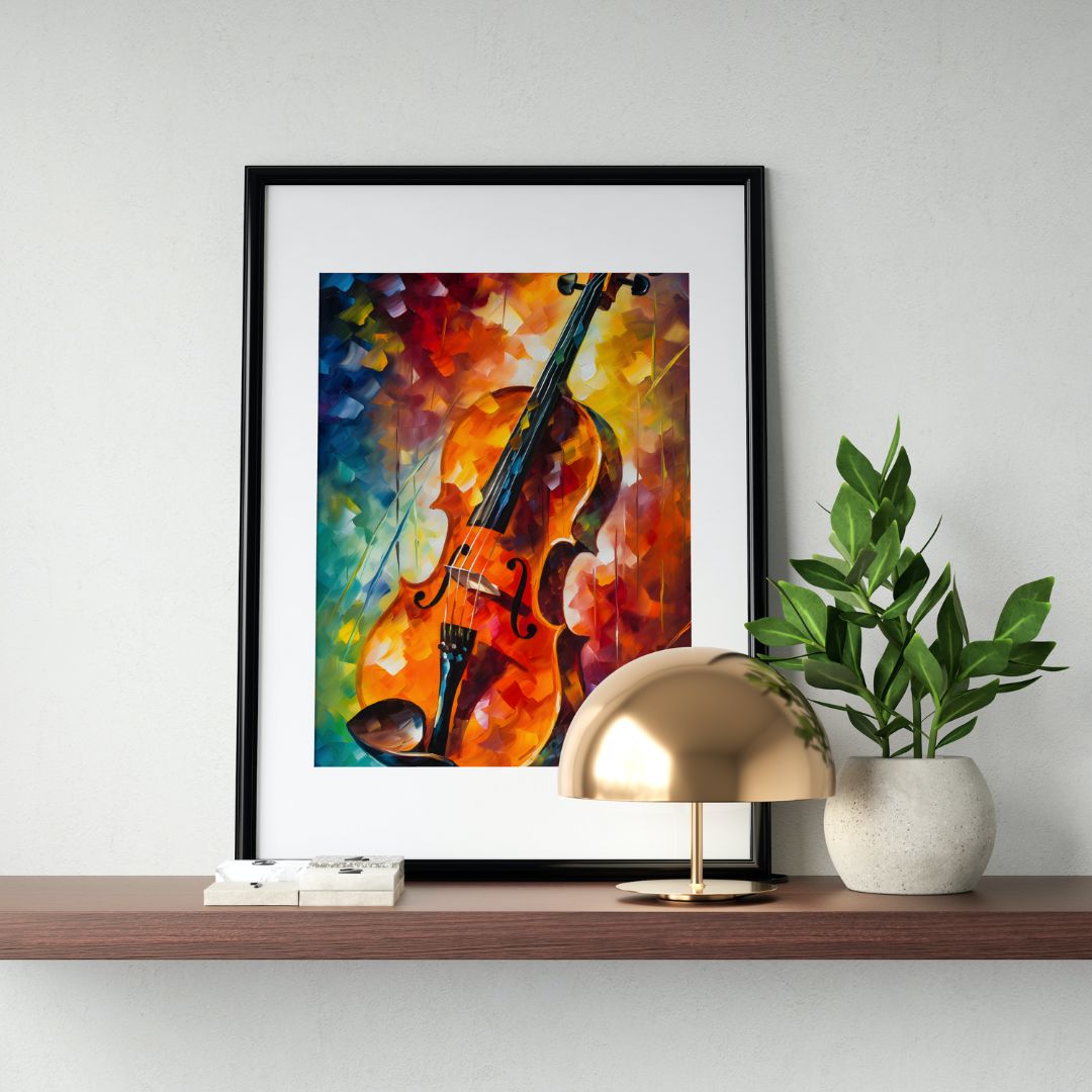 Violin Poster - Abstract 3