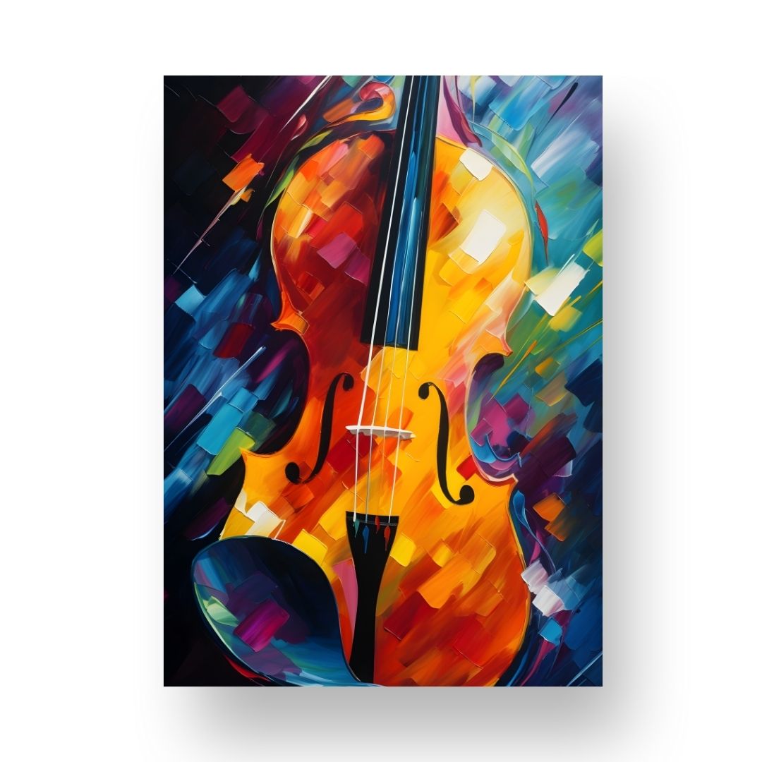 Violin Poster - Abstract 4