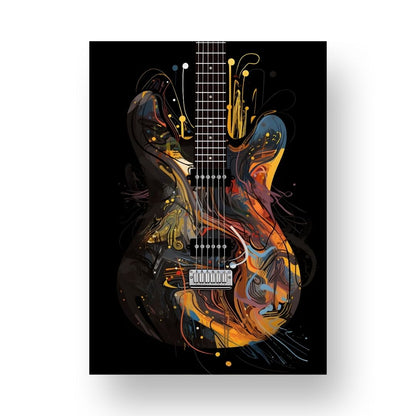 Guitar Poster - Abstract 1