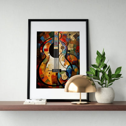 Guitar Poster - Abstract 5