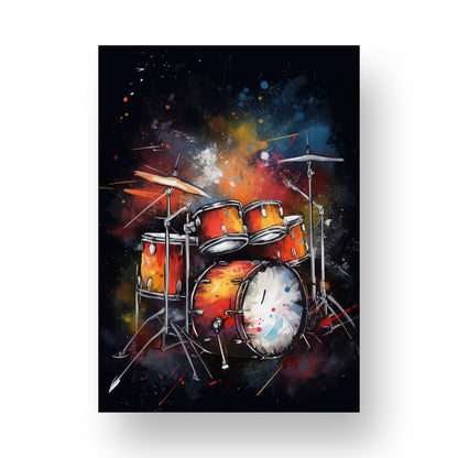 Drums Poster - Abstract 4