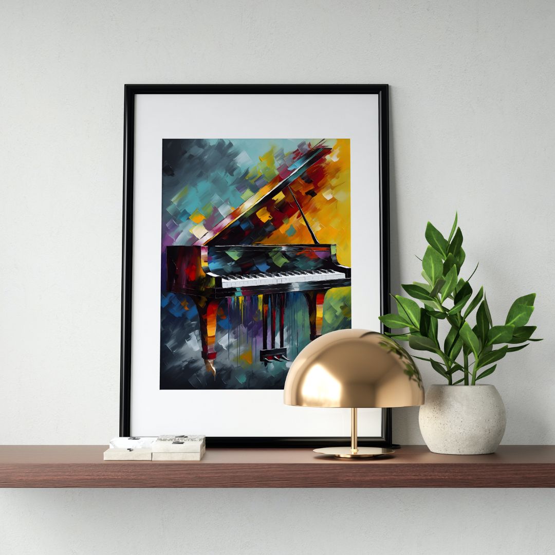 Piano Poster - Abstract 5