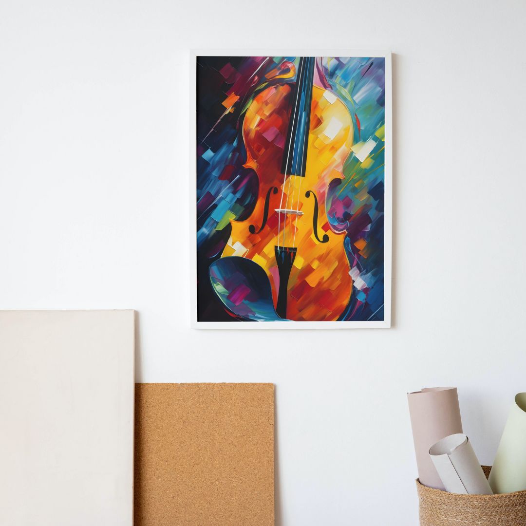 Violin Poster - Abstract 4