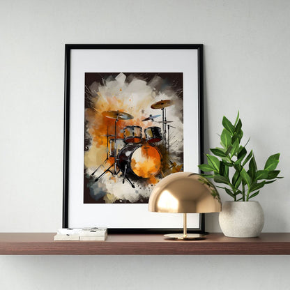 Drums Poster - Abstract 1