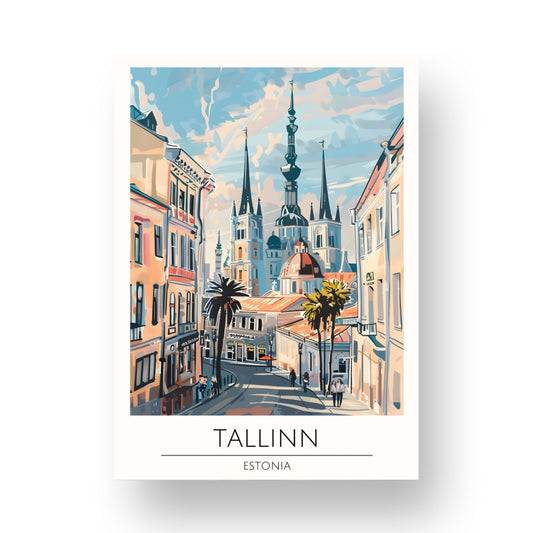 Tallinn - Estonia Poster