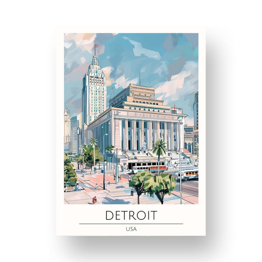 Detroit - USA Poster